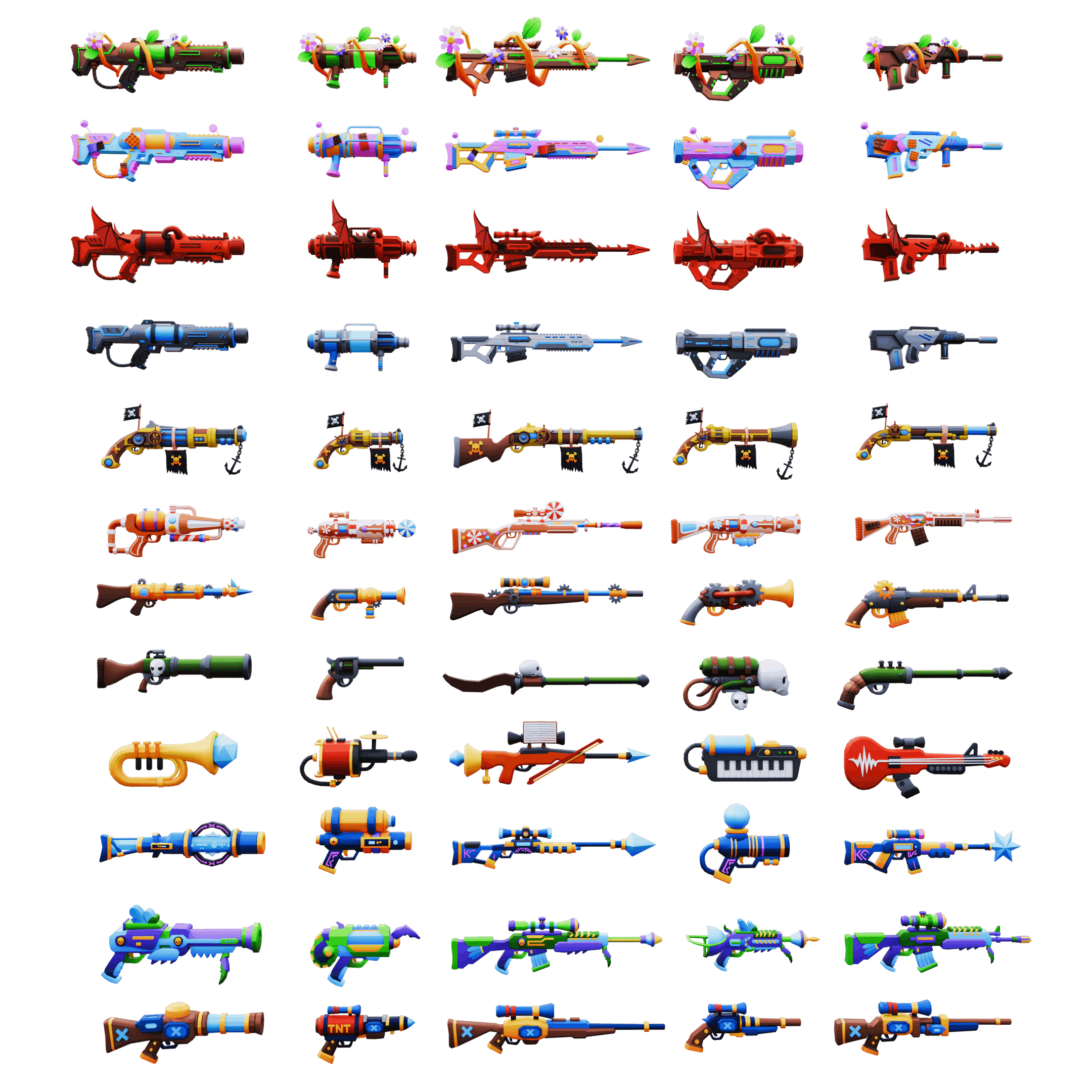 Stylized pet 3D models
