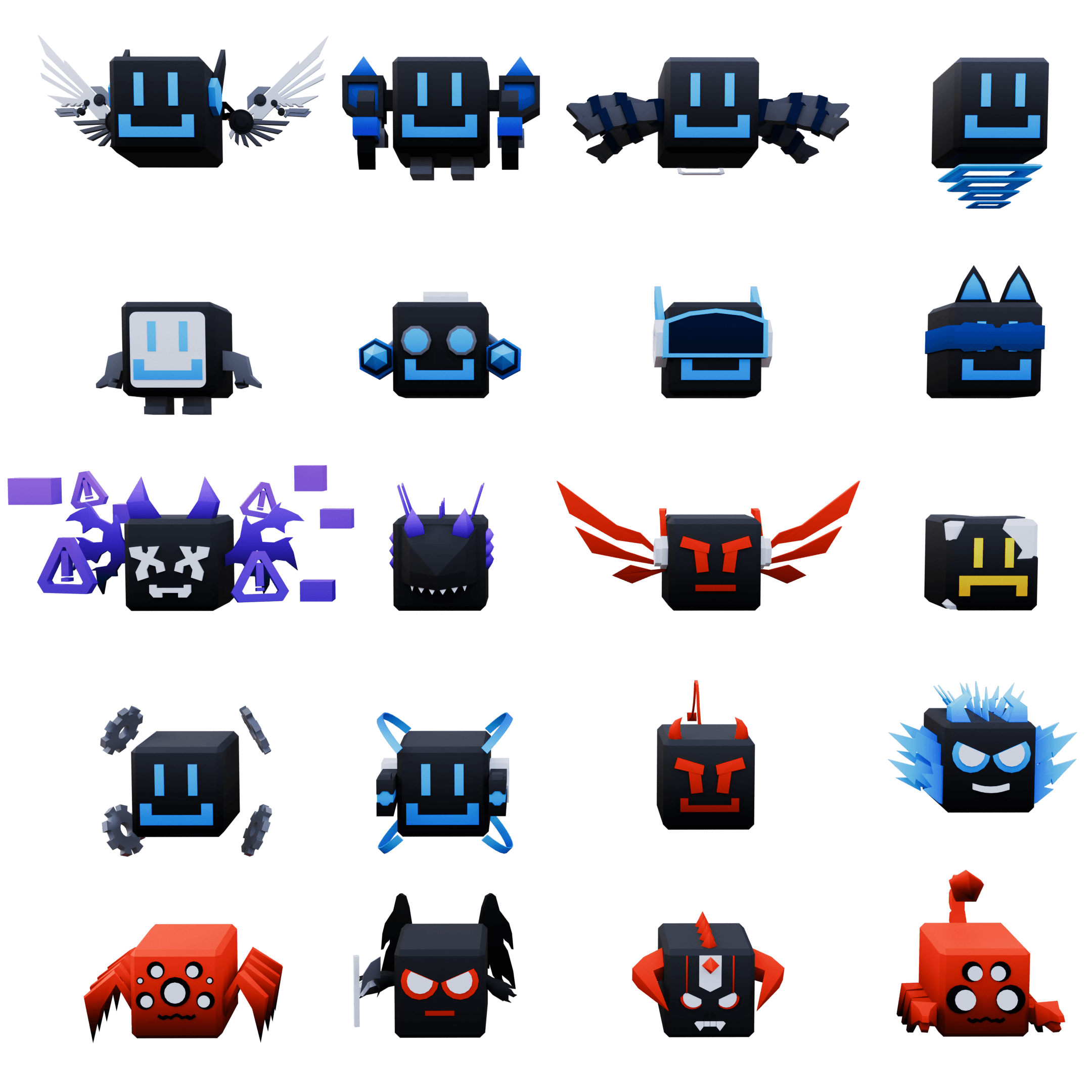 Stylized pet 3D game models