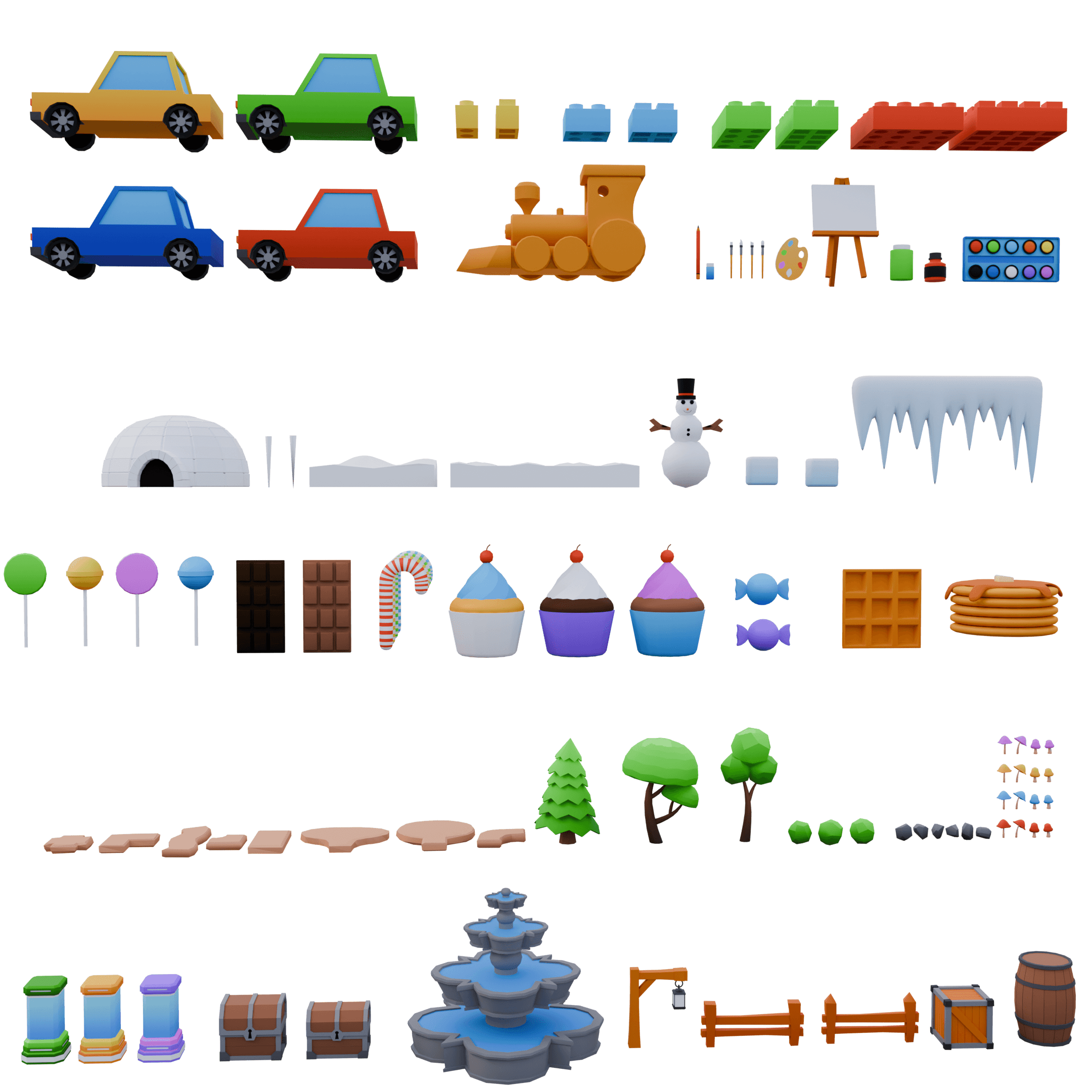 3D game asset pack