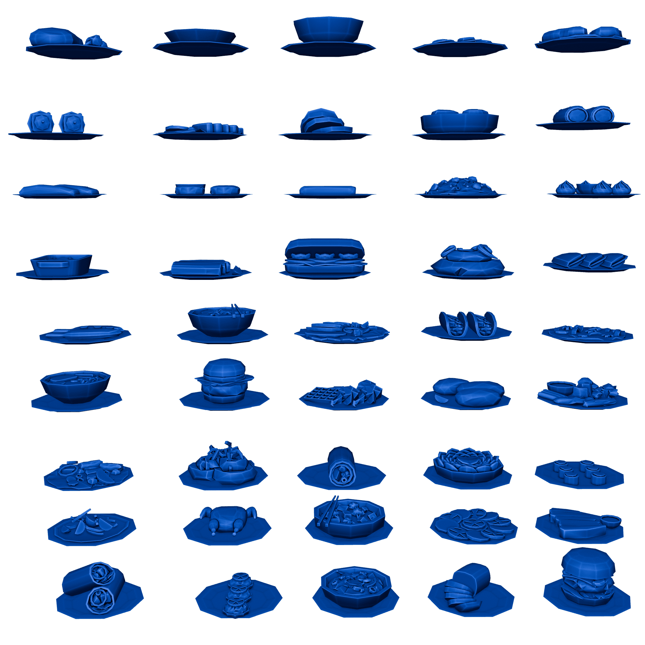 Large 3D game asset collection