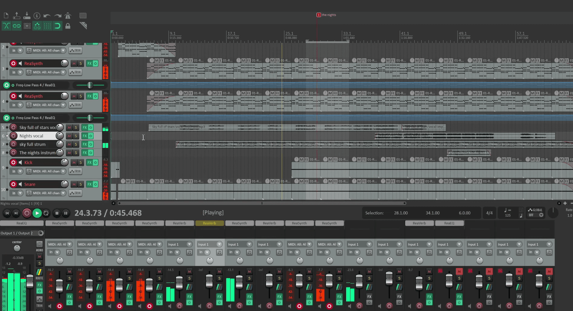 "Sky Full of Stars x The Nights" Remix