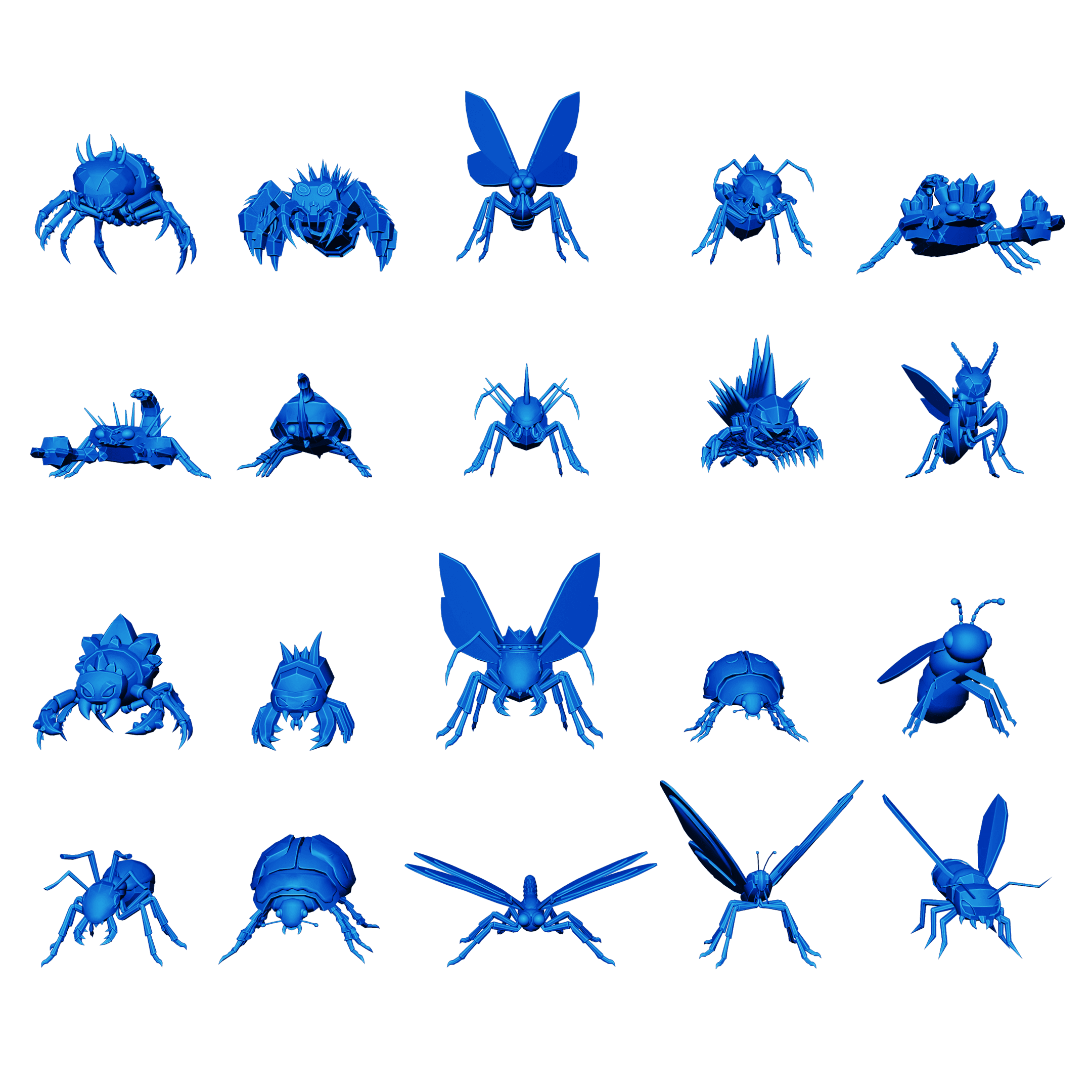 Stylized pet 3D models